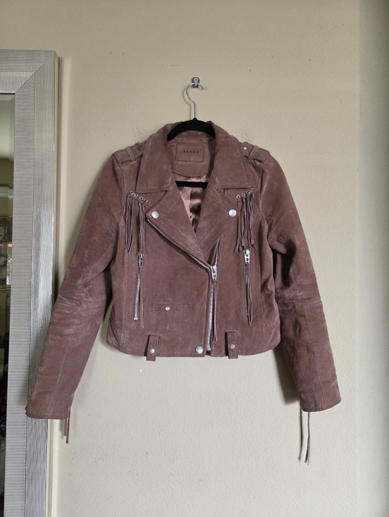 Blank NYC Jackets & Blazers - Blank NYC Genuine Leather Suede Fringe Fringed Boho Bohemian Cowgirl Western